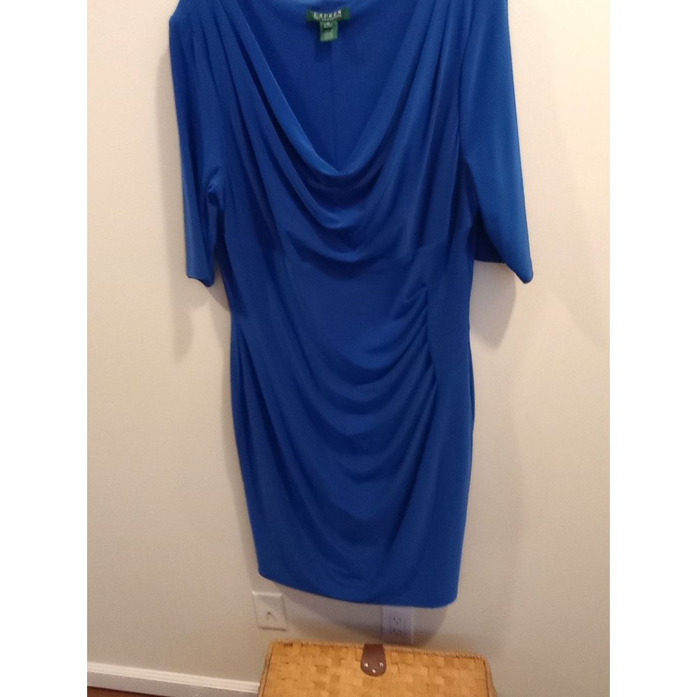 Royal blue dress size 16 Lauren by Ralph Lauren